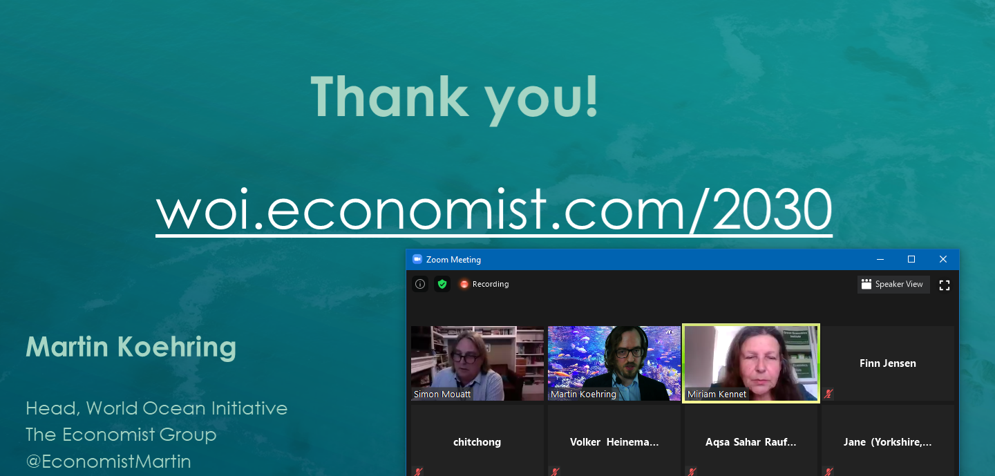 Speaking at Green Economics Institute